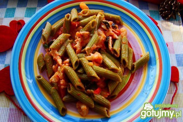 Zapiekanka z zielonego makaronu 