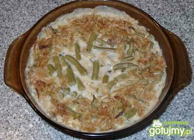 Zapiekanka z Zielonej Fasoli