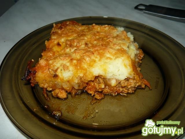 Zapiekanka z ziemniaczanym puree Zapiekanka z ziemniaczanym puree