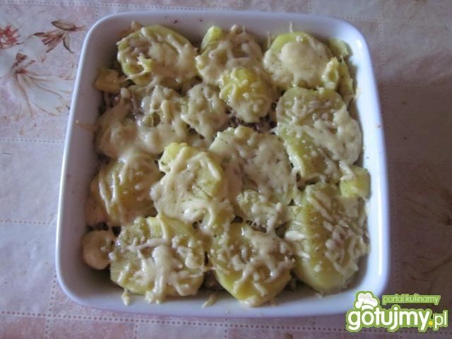 Zapiekanka z ziemniakami haliny