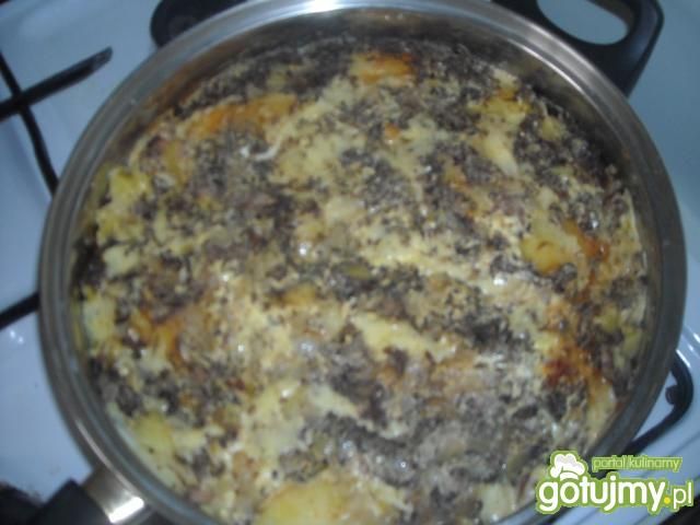 Zapiekanka ziemniaczana na patelni