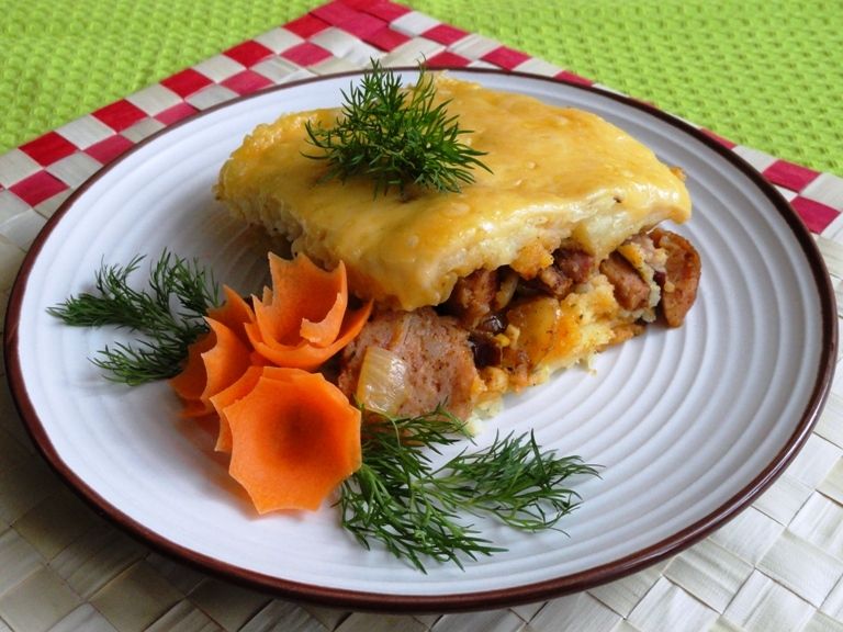 Zapiekanka ziemniaczana wiejska Zapiekanka ziemniaczana wiejska