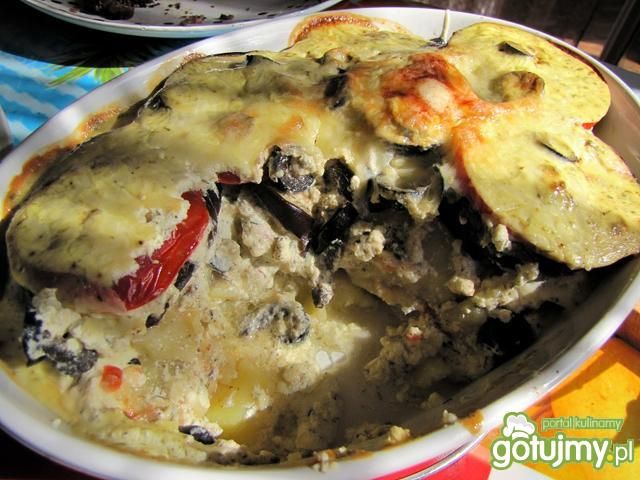 Zapiekanka ziemniaczana z bakłażanem