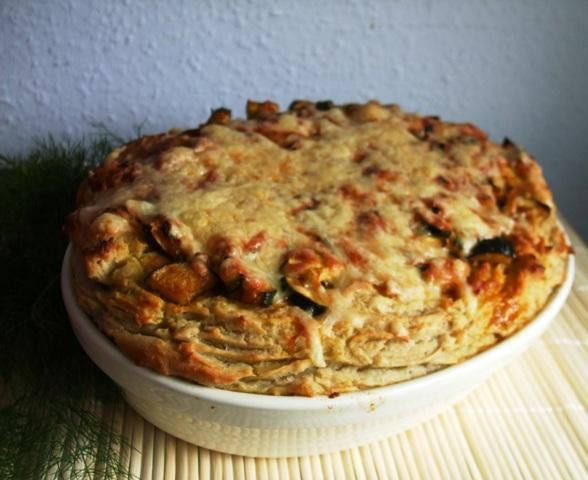 Zapiekanka ziemniaczana z cukinia  Zapiekanka ziemniaczana z cukinia