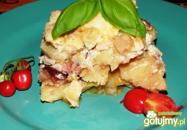 Zapiekanka ziemniaczana z kiełbasą 2