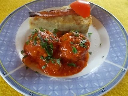 Zapiekanka ziemniaczana z klopsikami Zapiekanka ziemniaczana z klopsikami