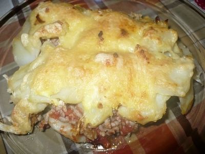 Zapiekanka ziemniaczana z mięsem mielonym