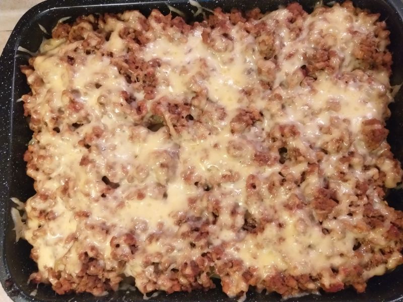 Zapiekanka ziemniaczana z mięsem mielonym Zapiekanka ziemniaczana z mięsem mielonym