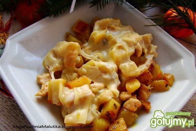 Zapiekanka ziemniaczana z serem i tymian Zapiekanka ziemniaczana z serem i tymian