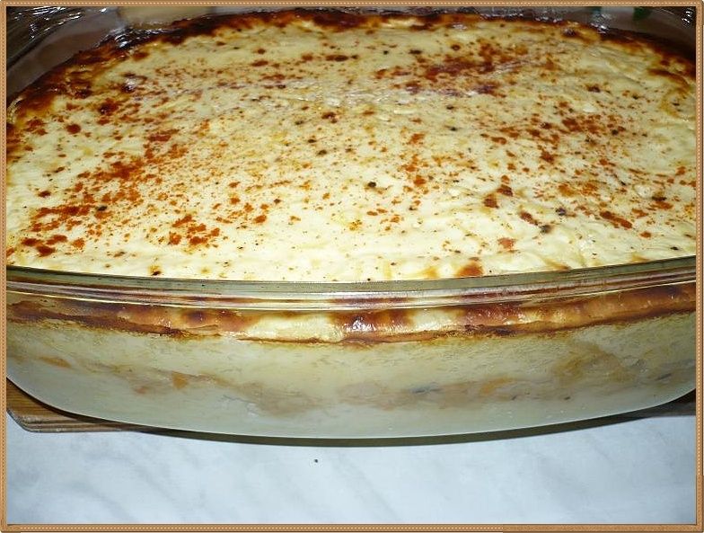 Zapiekanka ziemniaczano  kapustna