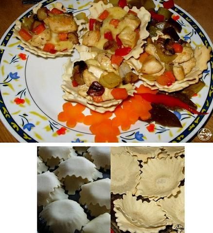 Zapiekanki w cieście filo