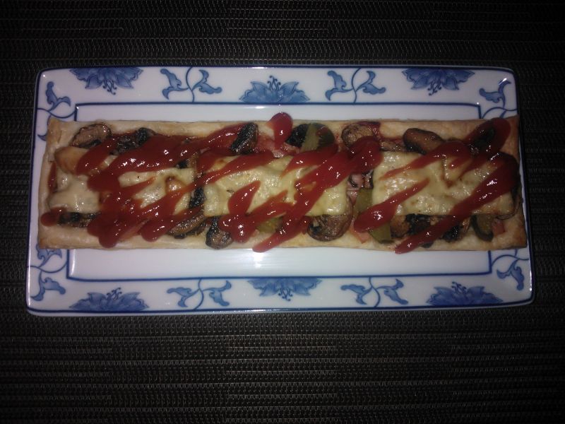 Zapiekanki z ciasta francuskiego Zapiekanki z ciasta francuskiego