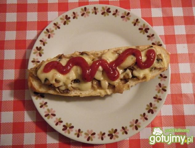 Zapiekanki z pieczarkami 