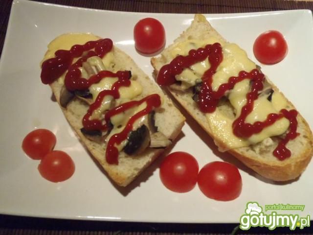 Zapiekanki z pieczarkami i serem 2 Zapiekanki z pieczarkami i serem 2