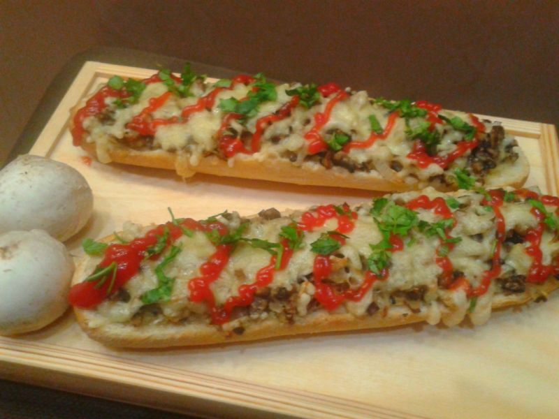 Zapiekanki z pieczarkami i serem a`la Igraszki