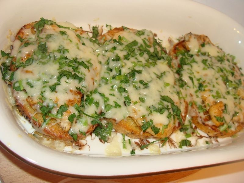 Zapiekany chleb z filetem Zapiekany chleb z filetem