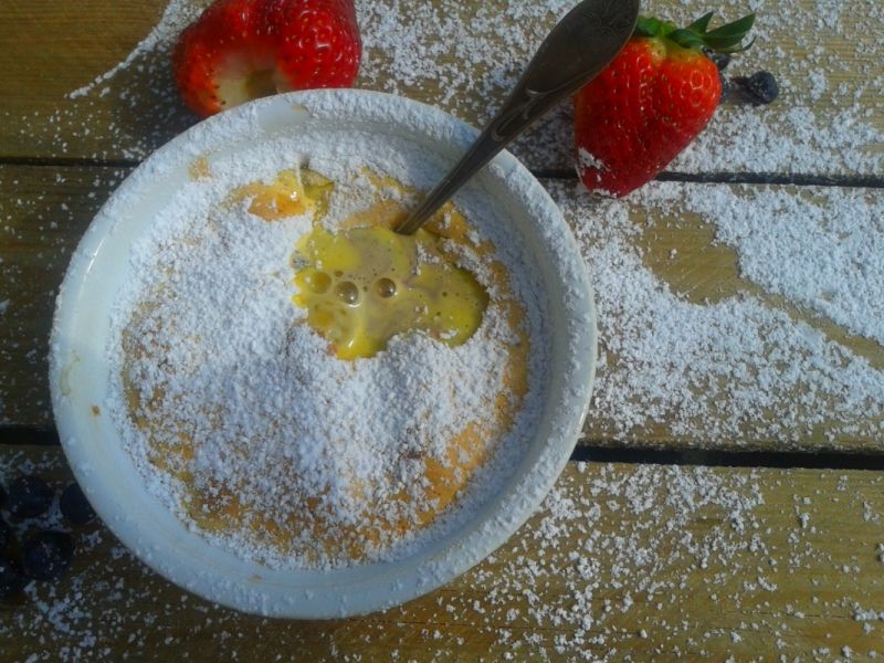 Zapiekany kogel-mogel z owocami