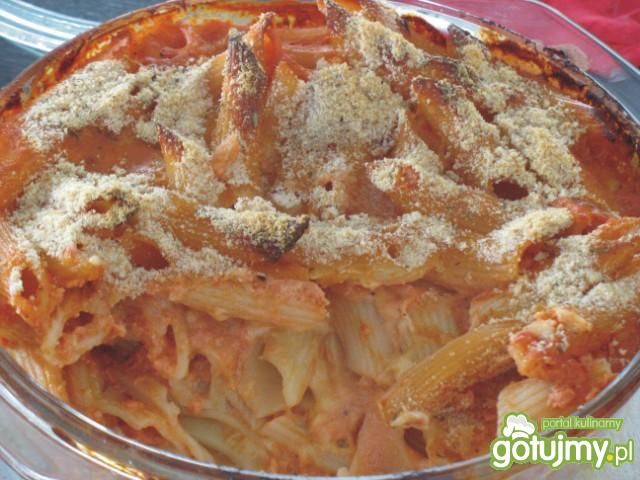 Zapiekany makaron penne Zapiekany makaron penne