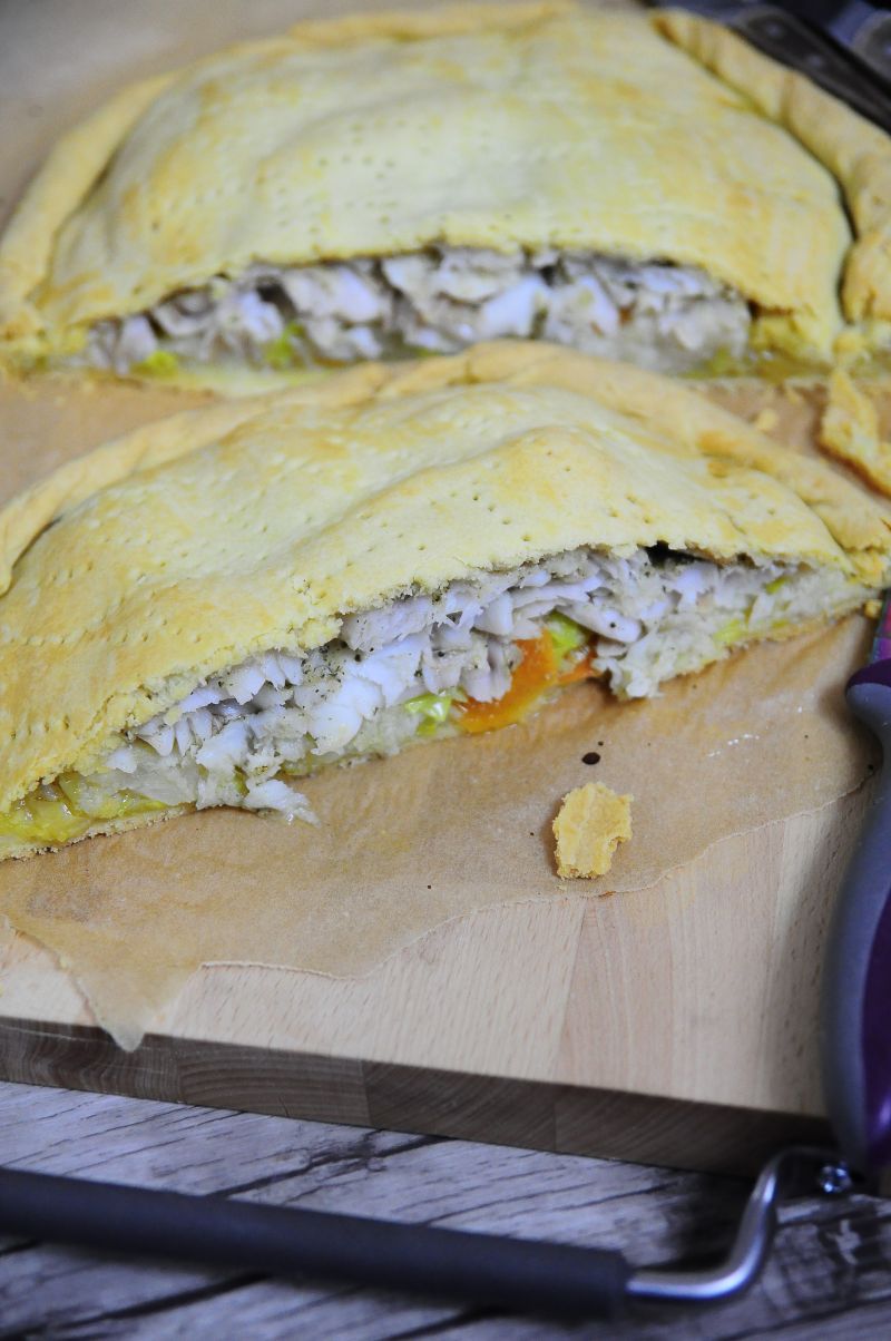 Zapiekany morszczuk z warzywami