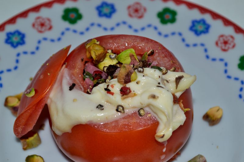 Zapiekany pomidor  Zapiekany pomidor