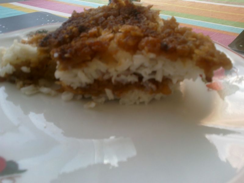 Zapiekany ryż z jabłkami Zapiekany ryż z jabłkami