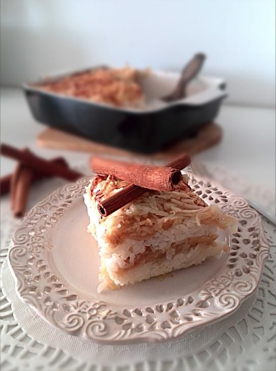 Zapiekany ryż z jabłkami