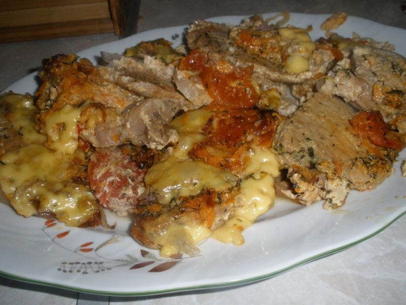 Zapiekany schab  Zapiekany schab