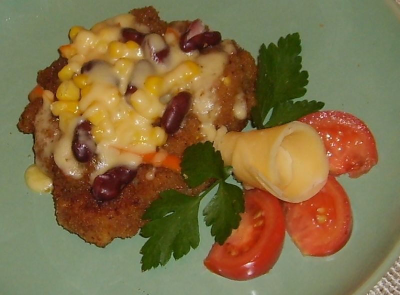 Zapiekany schab z fasolą