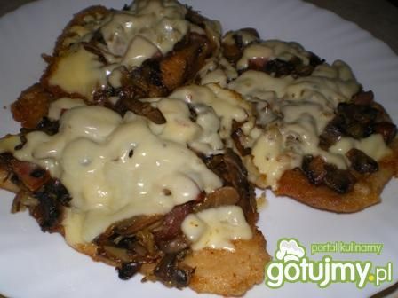 Zapiekany schab z pieczarkami i serem Zapiekany schab z pieczarkami i serem