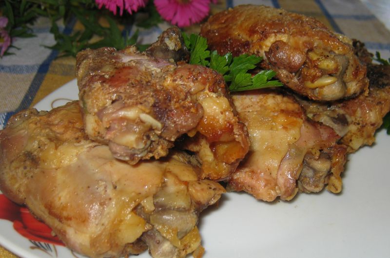 Zasmażane kurze nogi