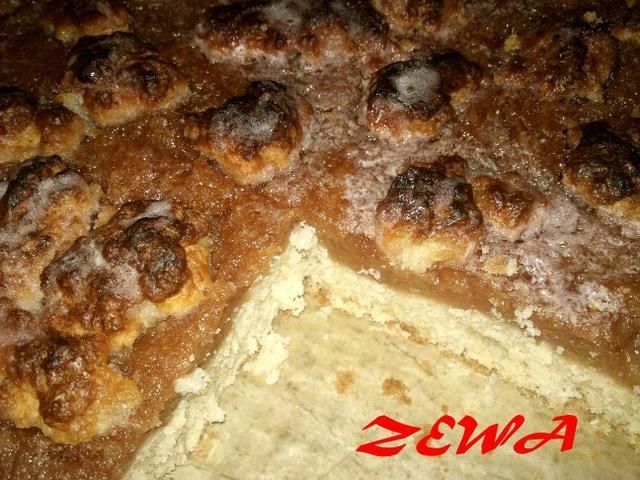 Zatopione ciasto z jabłkami Zatopione ciasto z jabłkami