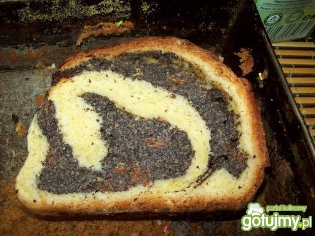 Zawijane makowce na cieście drożdżowym 