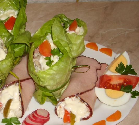 Zawijaski z szynki Zawijaski z szynki