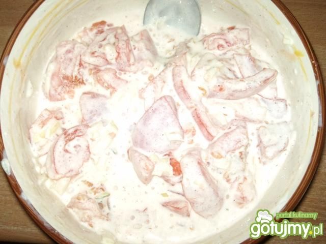 Zdrowa pomidorowa surówka do obiadu Zdrowa pomidorowa surówka do obiadu