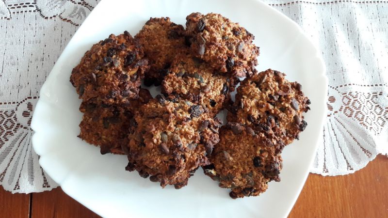 Zdrowe ciasteczka owsiane