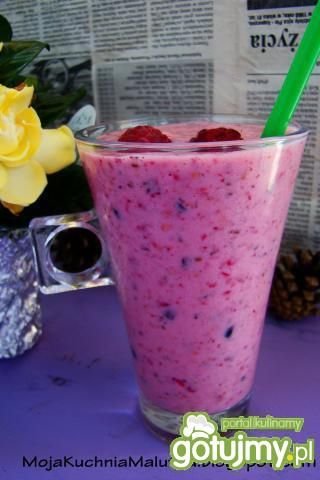 Zdrowy koktajl wieloowocowy z miodem 