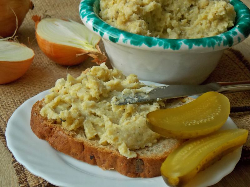 Zdrowy smalec z kaszy jaglanej