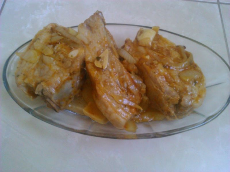 Żeberka cebulowe Żeberka cebulowe