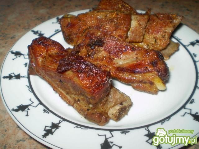 Żeberka marynowane w miodzie i coli