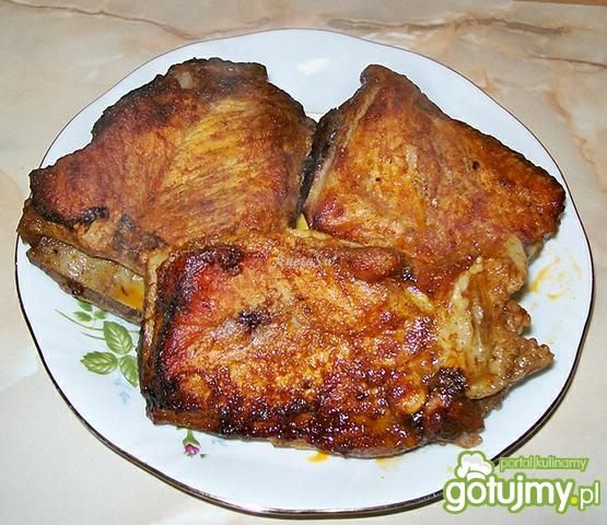 Żeberka pieczone w coli