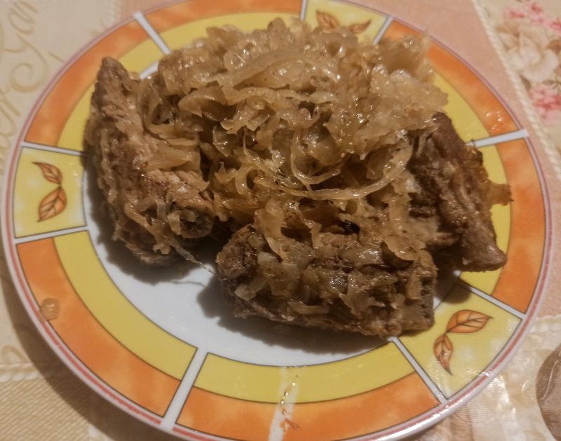 Żeberka pieczone w kapuście Żeberka pieczone w kapuście