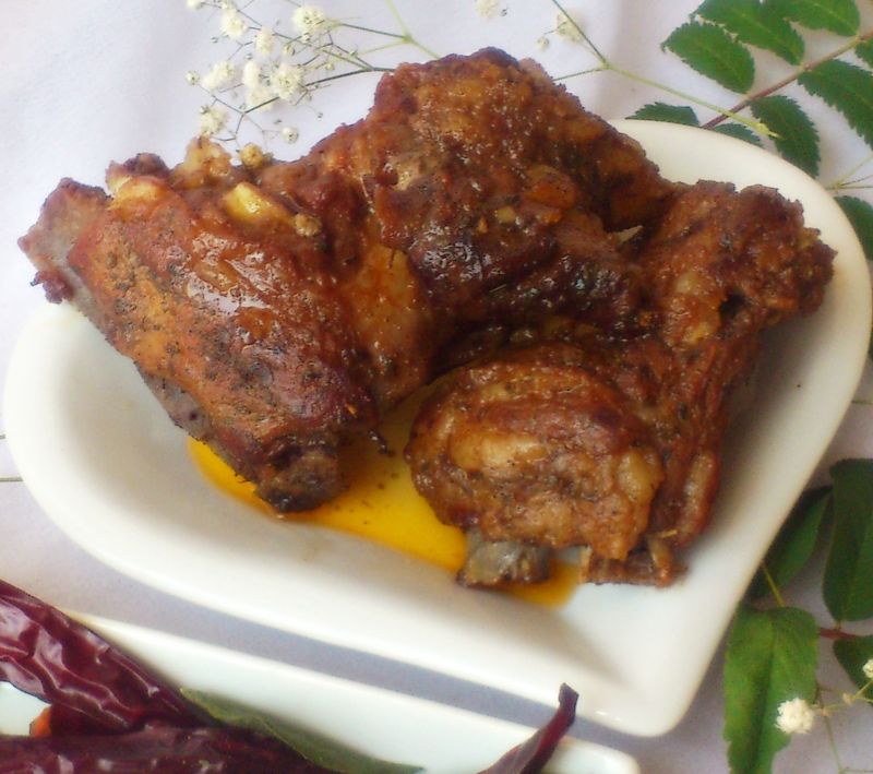 Żeberka pieczone w rękawie wg Di