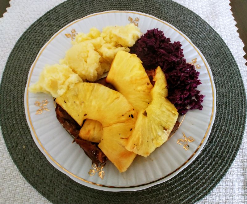 Żeberka po hawajsku