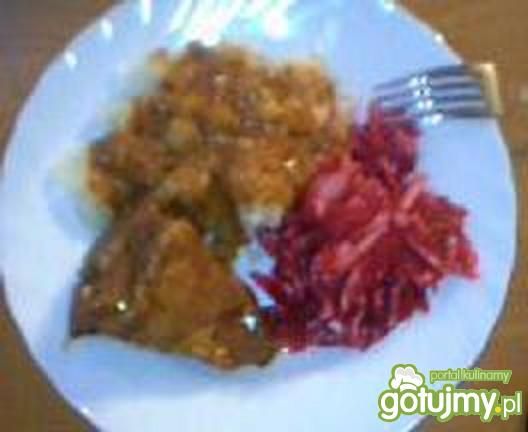 Żeberka pod aromatycznym sosem