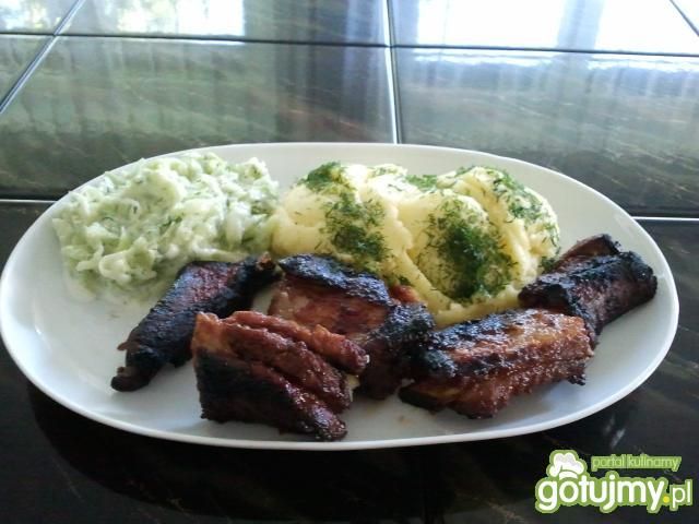 Żeberka w Coli wg Górala