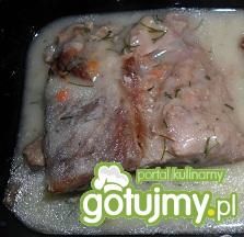 Żeberka w jasnym sosie