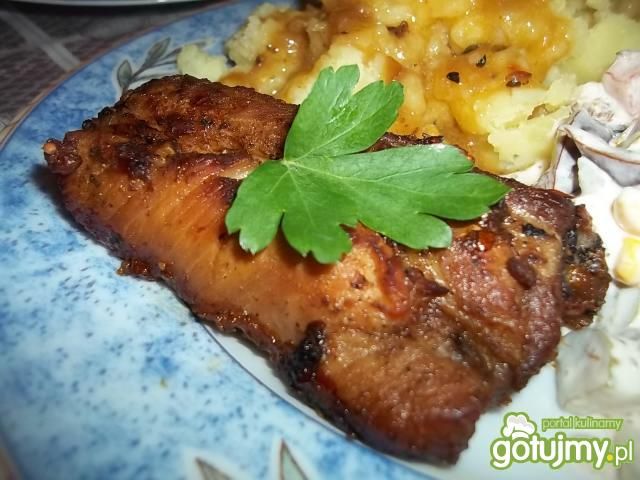 Żeberka w marynacie cebulowej Żeberka w marynacie cebulowej