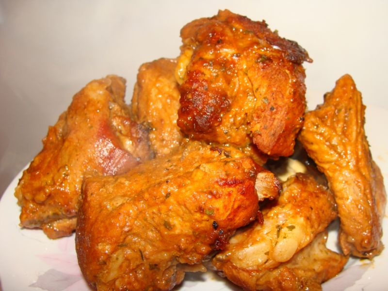 Żeberka w marynacie pieczone Żeberka w marynacie pieczone