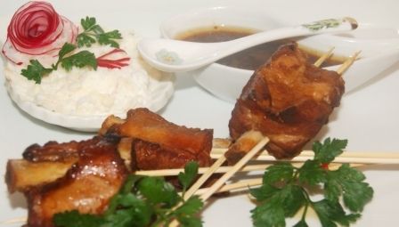 Żeberka w marynacie teriyaki