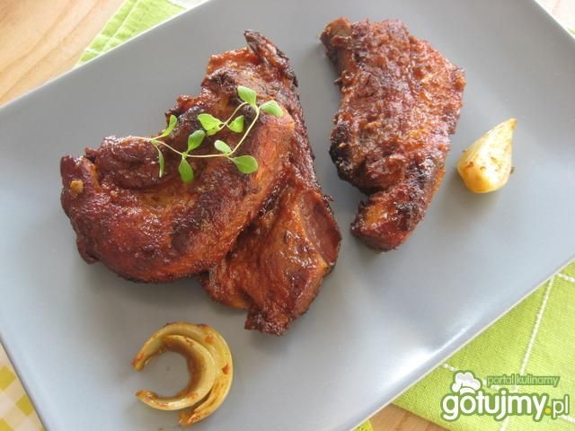 Żeberka w miodowej marynacie Żeberka w miodowej marynacie